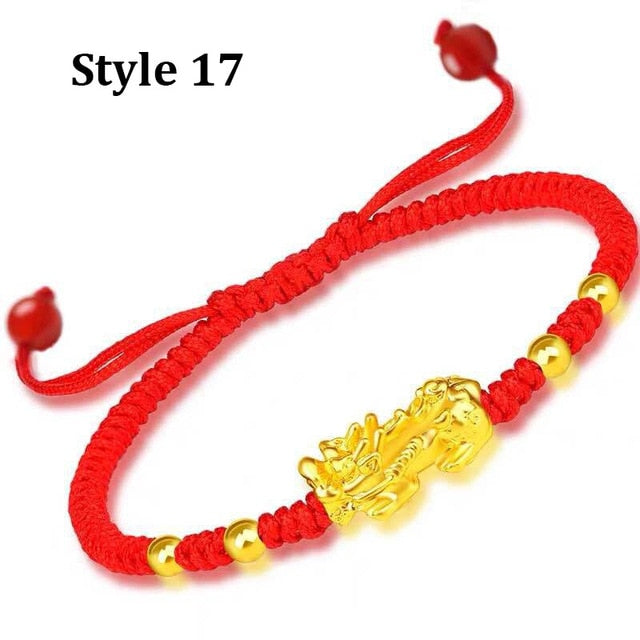 Feng Shui Obsidian Stone Beads Bracelet
