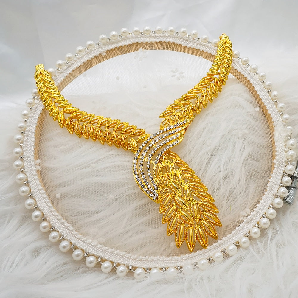 African bridal wedding gifts party Bracelet round Necklace earrings ring sets