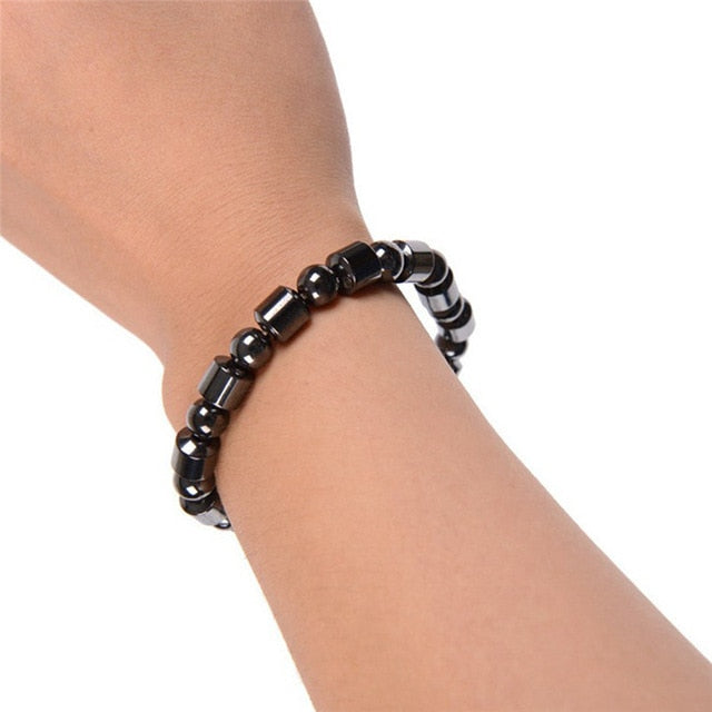Hot Magnetic Tiger Eye Hematite Stone Bead Couple Bracelet