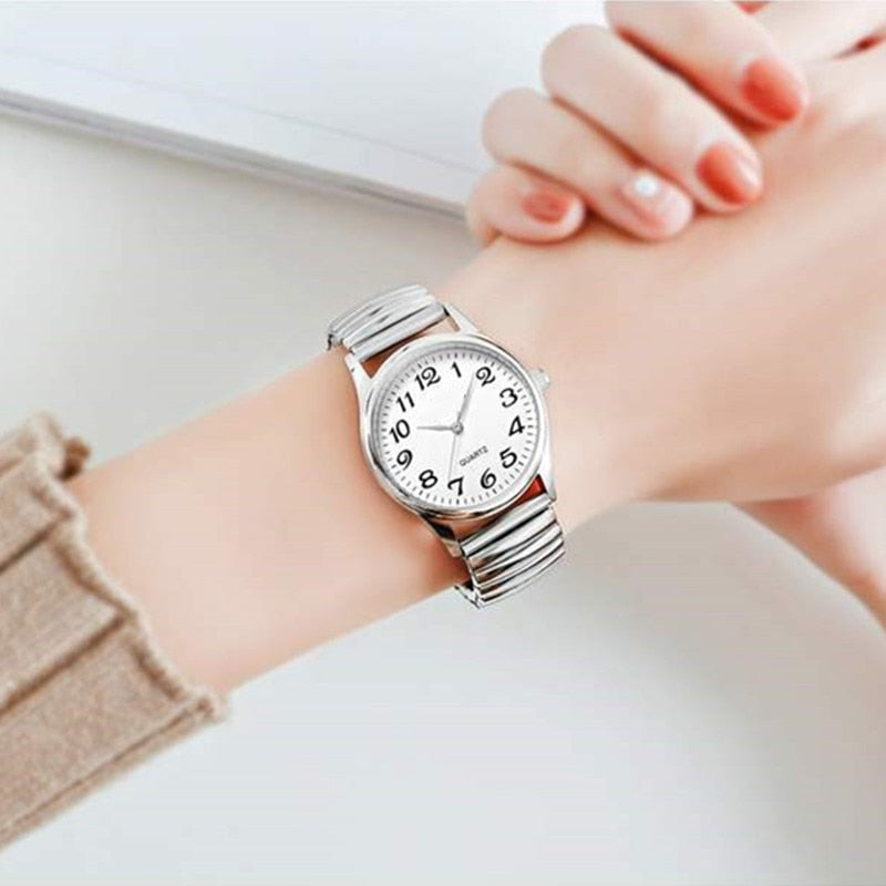 Couple Flexible Stretch Band Quartz Watches