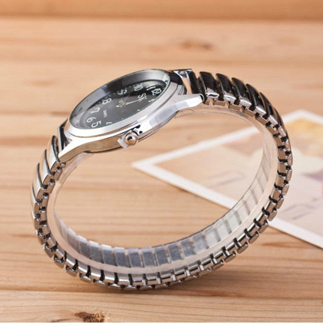Couple Flexible Stretch Band Quartz Watches