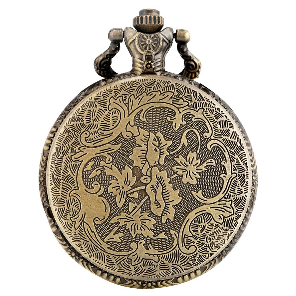 Bronze Napoleon Bonaparte Horse Knight Design Antique Quartz Pocket Watch