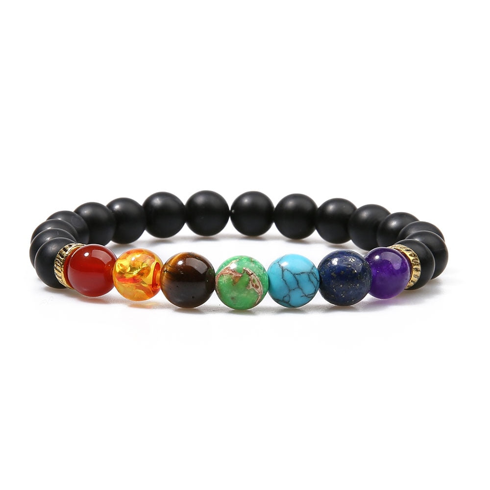 7Chakra Yoga Elastic Rope Bracelet