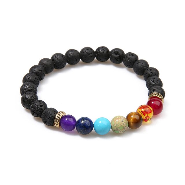 7Chakra Yoga Elastic Rope Bracelet