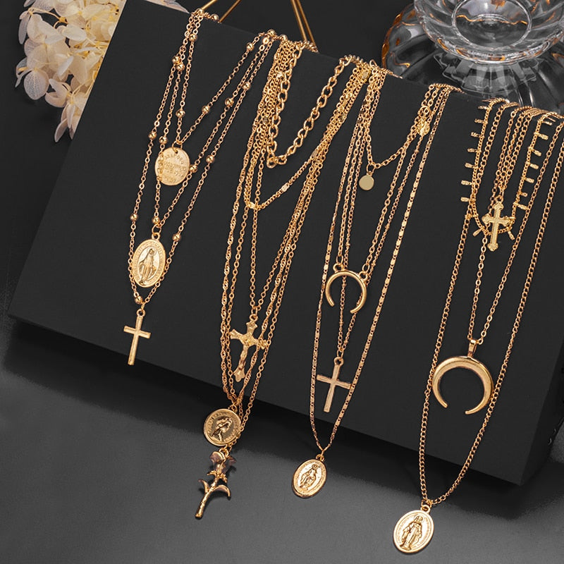 Fashion Multilayer Necklaces Pendants