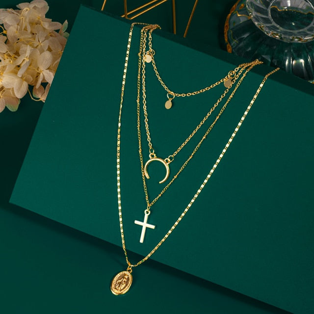 Fashion Multilayer Necklaces Pendants
