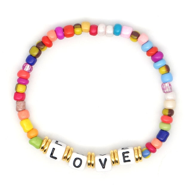 Evil Eye Bracelets Love Letter Bracelet For Women