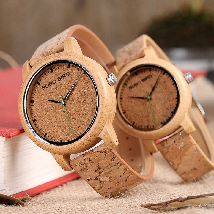 M12 Bamboo Wood Quartz Watch