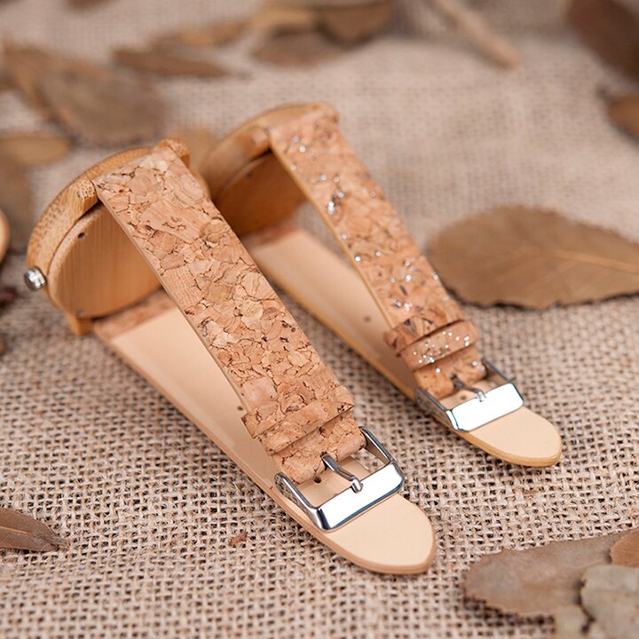 M12 Bamboo Wood Quartz Watch