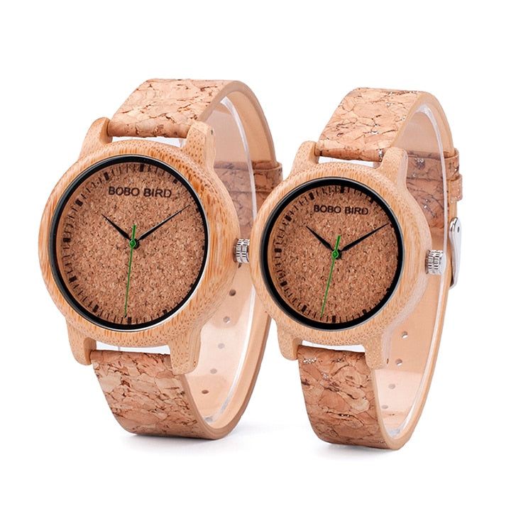 M12 Bamboo Wood Quartz Watch