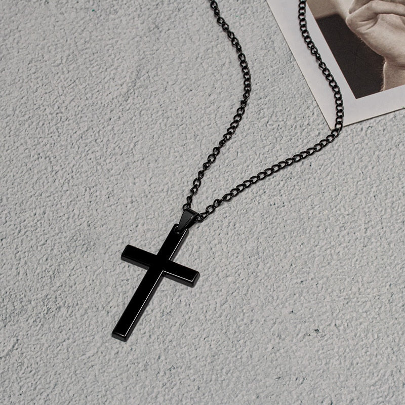 Vintage Gothic Pendants Cross Necklace