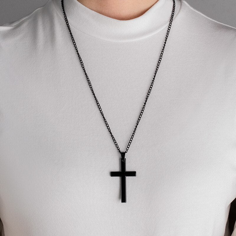 Vintage Gothic Pendants Cross Necklace