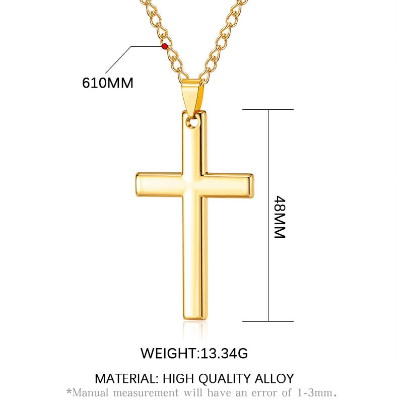 Vintage Gothic Pendants Cross Necklace