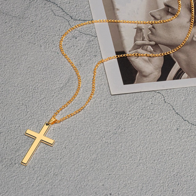 Vintage Gothic Pendants Cross Necklace