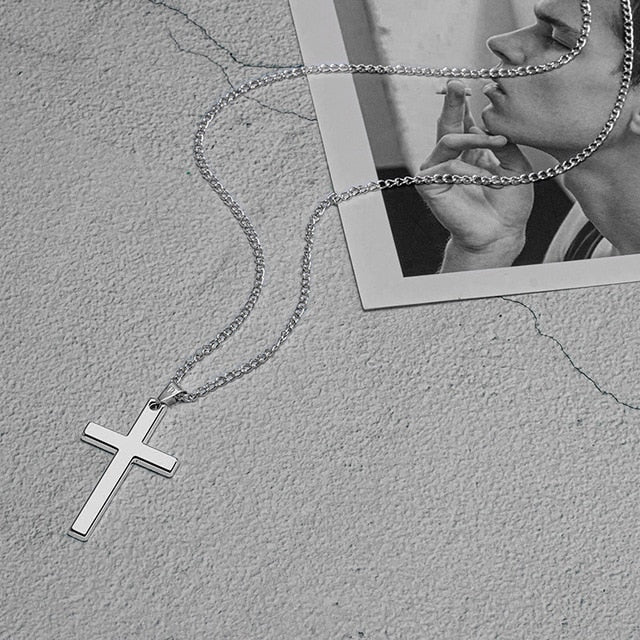 Vintage Gothic Pendants Cross Necklace