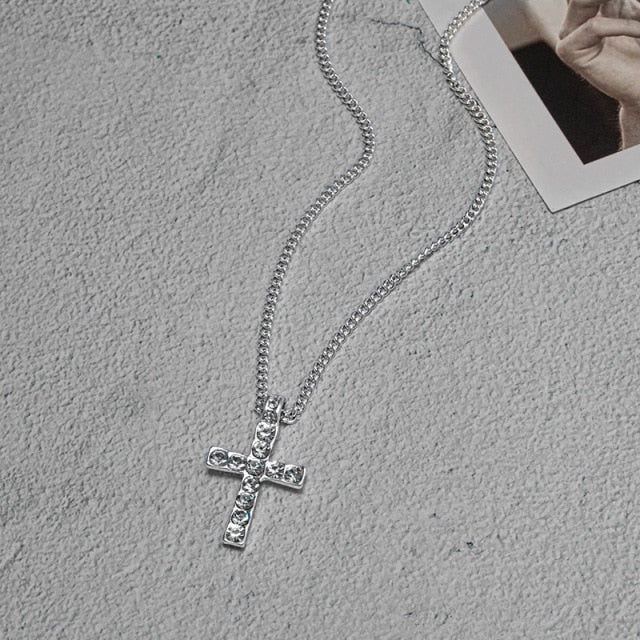 Vintage Gothic Pendants Cross Necklace