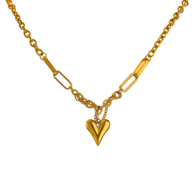 Romantic Heart Pendant Necklace