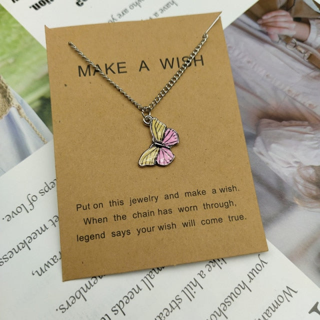 Cute Star Butterfly Choker Necklace