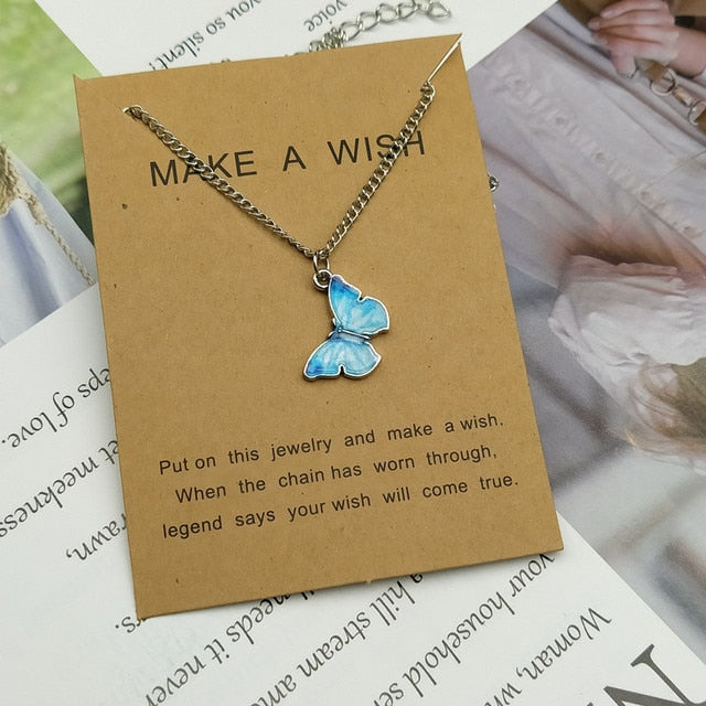 Cute Star Butterfly Choker Necklace