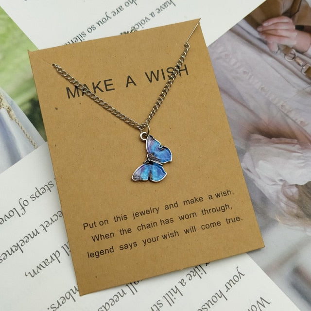 Cute Star Butterfly Choker Necklace