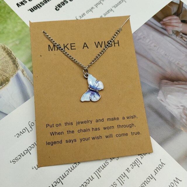 Cute Star Butterfly Choker Necklace