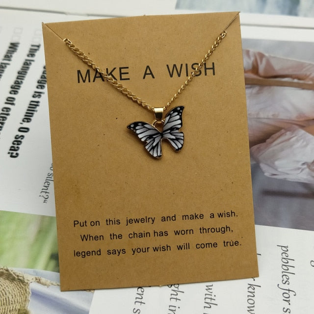 Cute Star Butterfly Choker Necklace