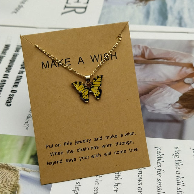Cute Star Butterfly Choker Necklace