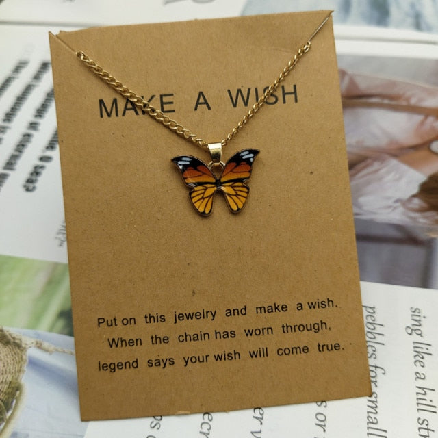 Cute Star Butterfly Choker Necklace