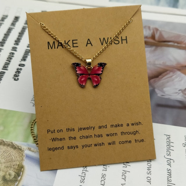 Cute Star Butterfly Choker Necklace