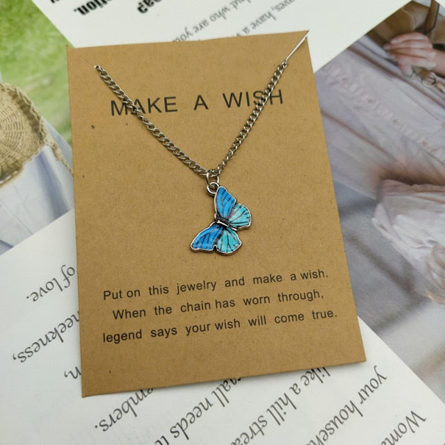 Cute Star Butterfly Choker Necklace