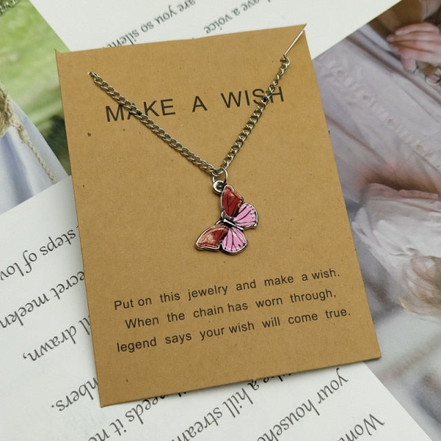 Cute Star Butterfly Choker Necklace