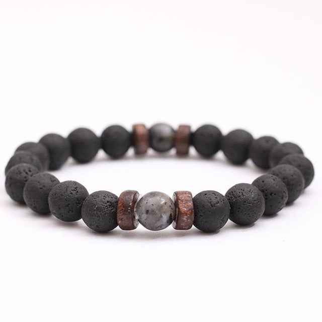 Vintage Crown Charm Bracelet for Men
