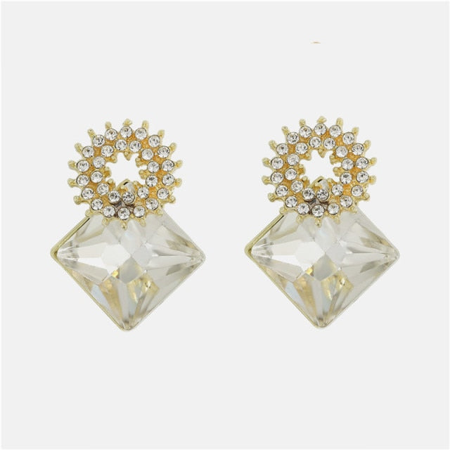 New ZA Crystal Drop Earrinigs For Women