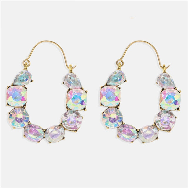 New ZA Crystal Drop Earrinigs For Women