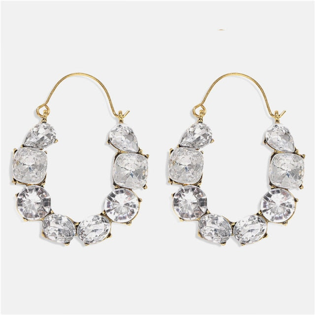 New ZA Crystal Drop Earrinigs For Women