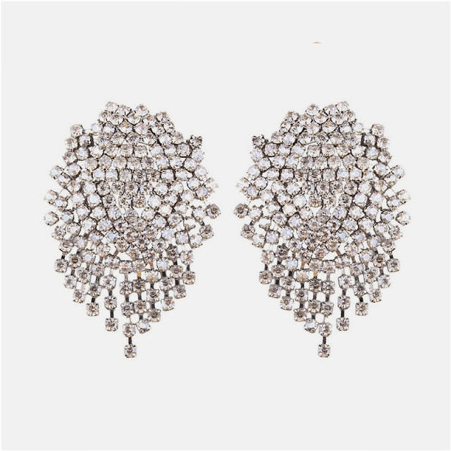 New ZA Crystal Drop Earrinigs For Women
