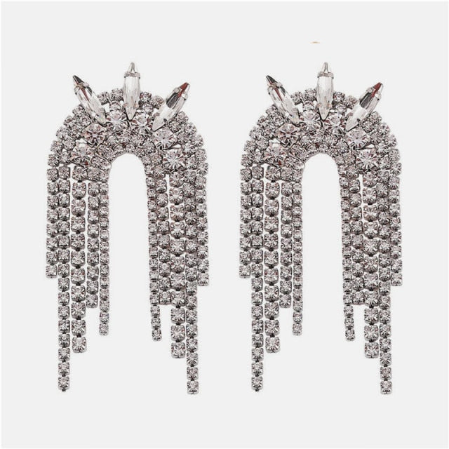 New ZA Crystal Drop Earrinigs For Women
