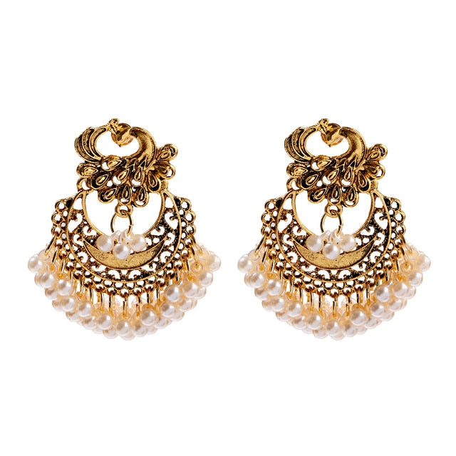 Piercing Indian Jewelry Jhumka Charms Earrings For Women