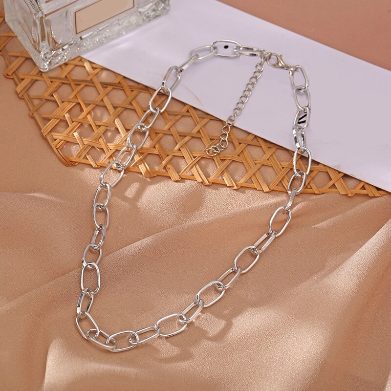 Punk Layered Chain Necklace Neck Chains