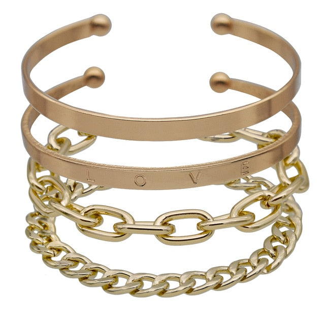 Adjustable Bracelet Bangle for Women Metal Cuff  Bracelet