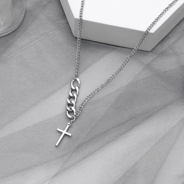 Vintage Gothic Pendants Cross Necklace