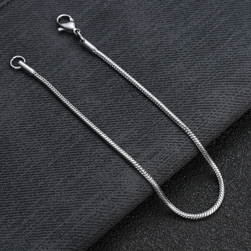 316L Titanium Steel Snake Chain Bracelet Fashion