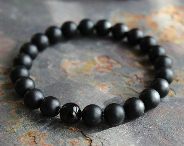 Luxury Crown Natural Tiger Eye Stone Bead Bracelets