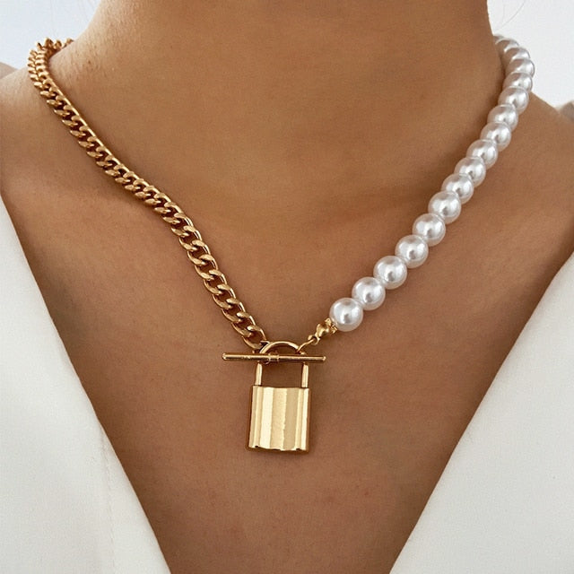 Vintage Wedding Pearl Choker Necklace