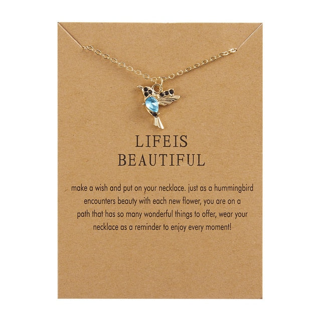 1 Pair Bird Pendant Tassel Crystal Pendant Earrings