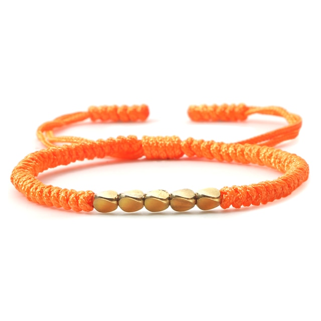 Handmade Tibetan Buddhist Copper Beads Bracelet