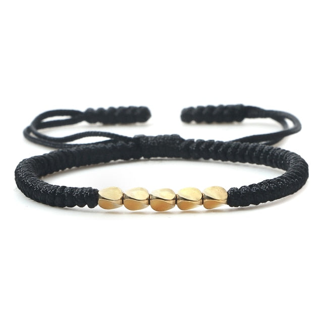 Handmade Tibetan Buddhist Copper Beads Bracelet