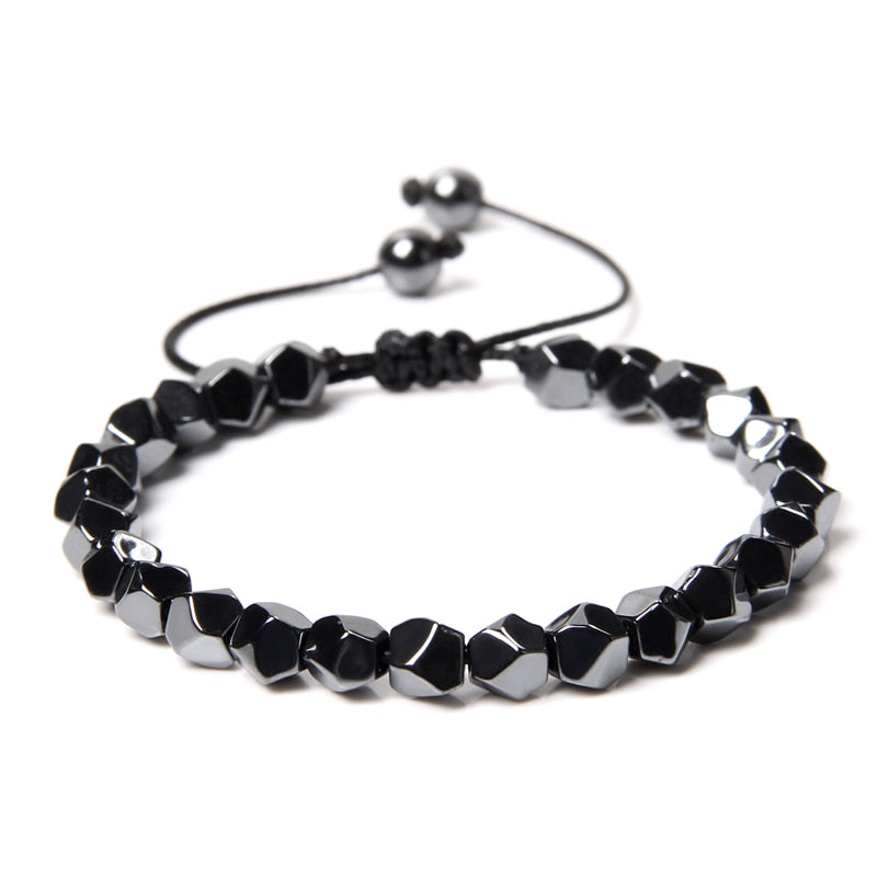 Weight Loss Hematite Braided Bracelets For Women