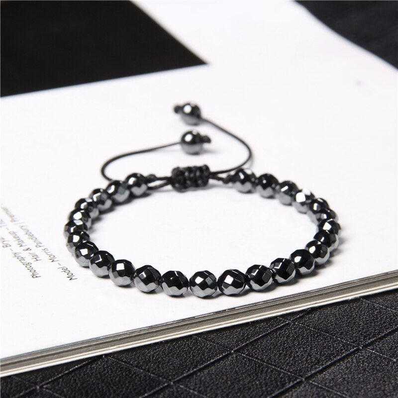 Weight Loss Hematite Braided Bracelets For Women