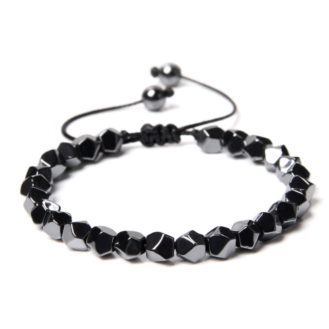 Weight Loss Hematite Braided Bracelets For Women